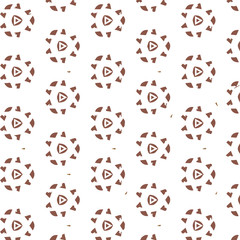 Seamless pattern in ornamental style. Geometric desing texture for gift.