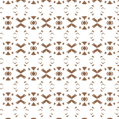 Seamless pattern in ornamental style. Geometric desing texture for gift.