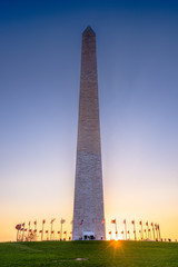 Washington DC, USA at Washington Monument