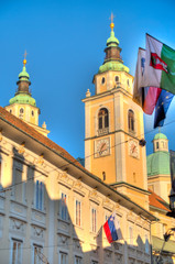 Ljubljana, Historical center, HDR Image
