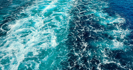 Tourism, travel, vacation on the rocky sea.