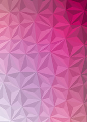 Abstract Low Polygon gradient Generative Art background illustration