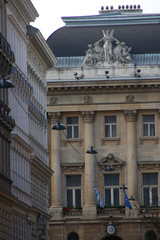 Classic architecture in the downtown of Vienna