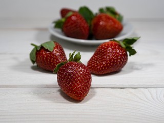 strawberries in a bowl