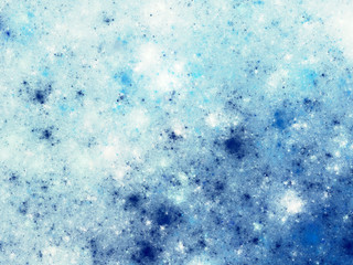 blue abstract fractal background 3d rendering illustration