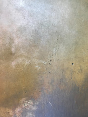 Abstract grunge metallic bronze copper textured wall background. Creative modern design.