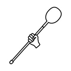 Vector design of coa and tool sign. Web element of coa and hand stock vector illustration.