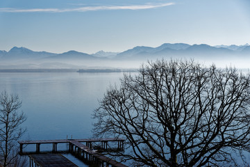 Impression vom Chiemsee im Herbst