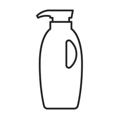 Detergent vector icon.Line vector icon isolated on white background detergent.
