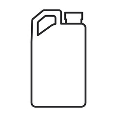 Detergent vector icon.Line vector icon isolated on white background detergent.