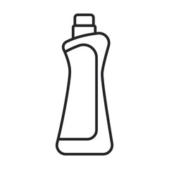 Detergent vector icon.Line vector icon isolated on white background detergent.