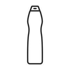 Detergent vector icon.Line vector icon isolated on white background detergent.