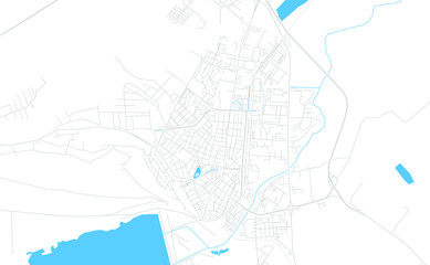 Montana, Bulgaria bright vector map