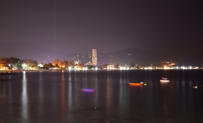 Fototapeta na wymiar Patong Phuket Thailand at Night