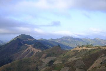 view of mountains