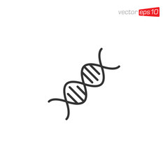 DNA Icon Design Vector Illustration