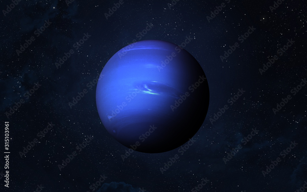Wall mural planet neptune.