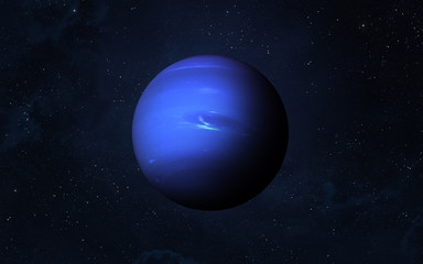 Planet Neptune. - obrazy, fototapety, plakaty