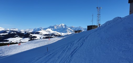 Les Saisies en hiver