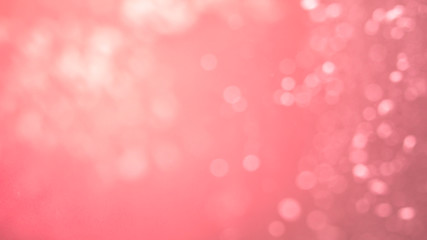 Abstract Pink bokeh defocus glitter blur background.