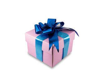Gift box isolated on white background.