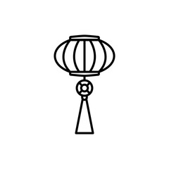 Chinese lantern icon. Design template vector