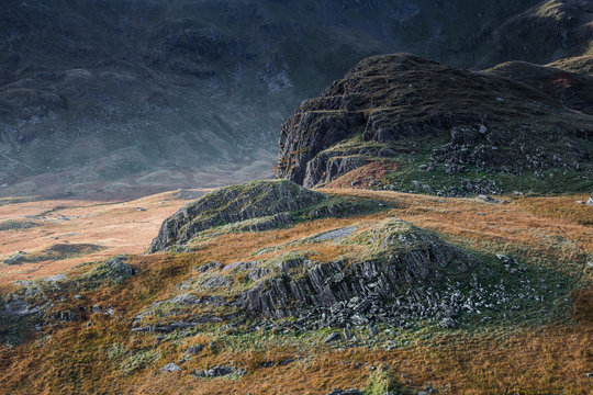 Craggy path to Llyn Llydaw, Snowdon, Wales