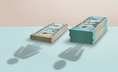 US Currency gender pay gap
