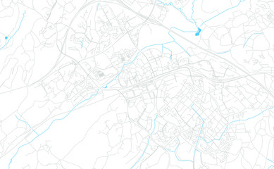Espoo, Finland bright vector map