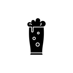 beer glass icon. Element of drinks icon for mobile concept and web apps. Thin line beer glass icon can be used for web and mobile. Premium icon on white background