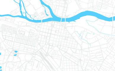Pori, Finland bright vector map