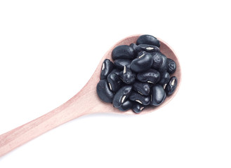 Black Beans  on white background