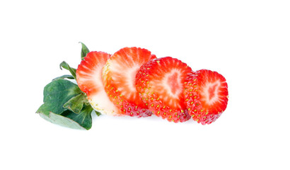 strawberry isolated on white