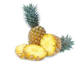 pineapple  isolated on white