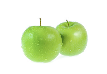 green apple isolated