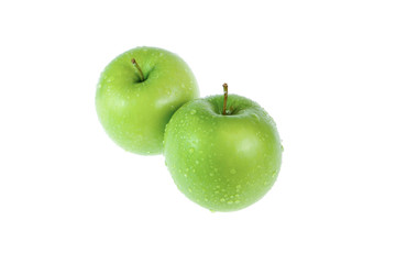 green apple isolated