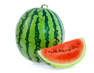 watermelon isolated on white
