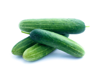 Cucumber  isolated on white background