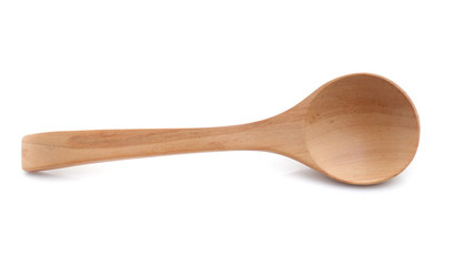 spoon wood isolated