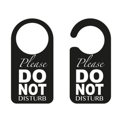Hotel Door Hanger Tags, Messages - Please Do Not Disturb Sign