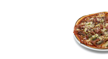 bandeau avec pizza à droite packshot