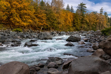 Fall on the Skykomish river