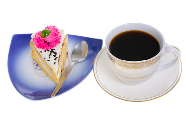 coffee isolated on white