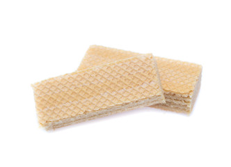 Wafers stick isolated on white background
