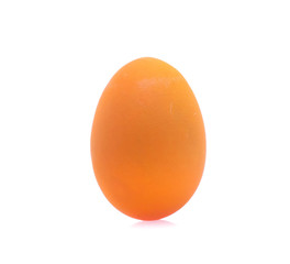 Perfect colorful handmade easter eggs isolated on a white