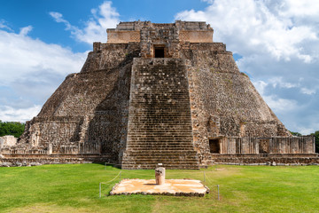 Uxmal ancient Mayan ruins in Yucatan, Mexico