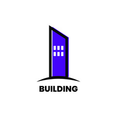 building logo like icon for business corporate, design template - vector illustration