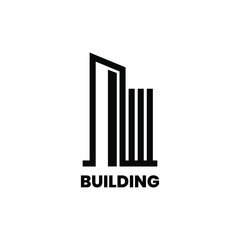 building logo like icon for business corporate, design template - vector illustration