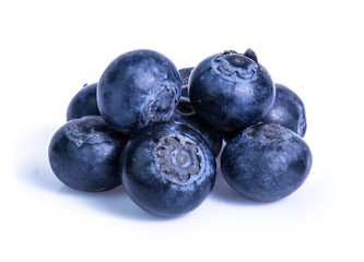 blueberry fruit isolated on white background