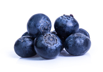 blueberry fruit isolated on white background